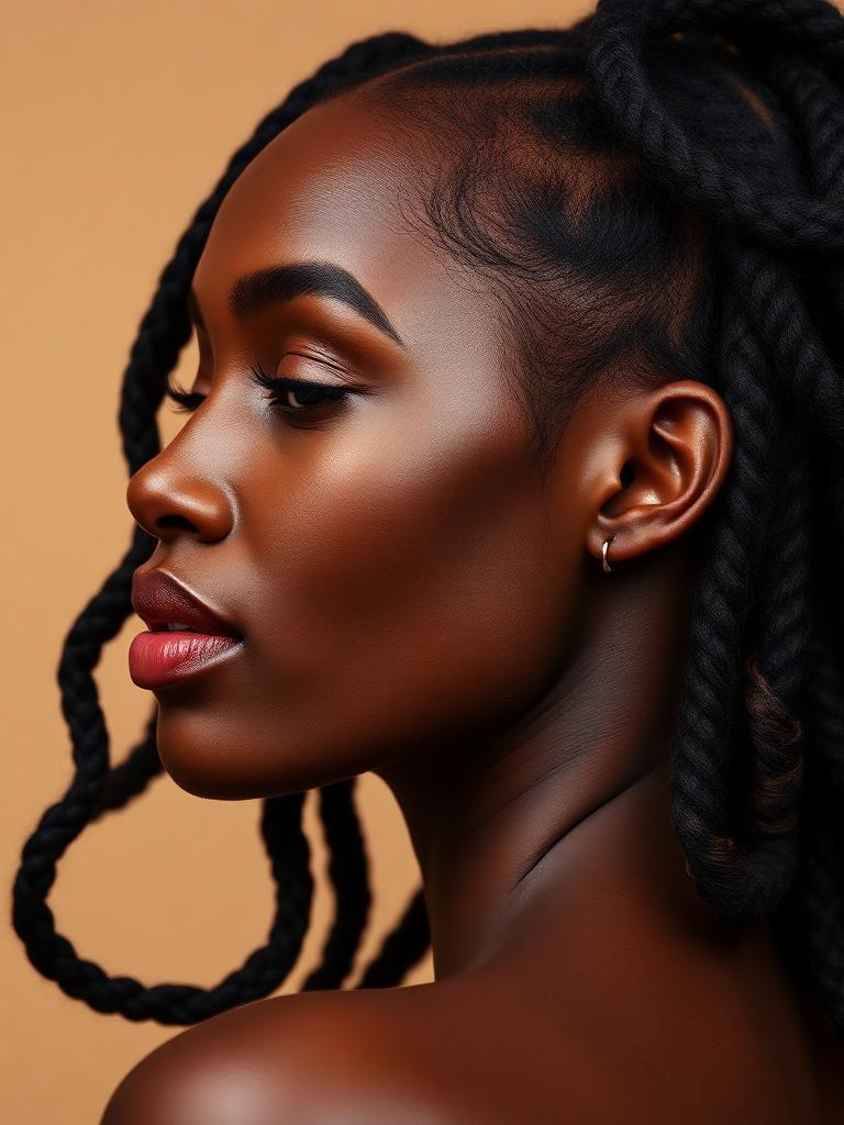 Senegalese Twists braiding style